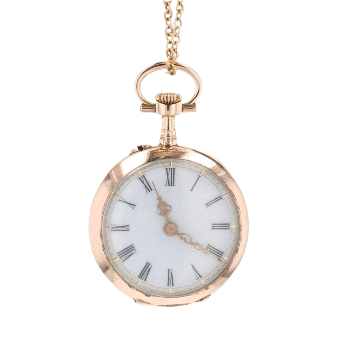 Pendentif en or rose et or vert - Castafiore