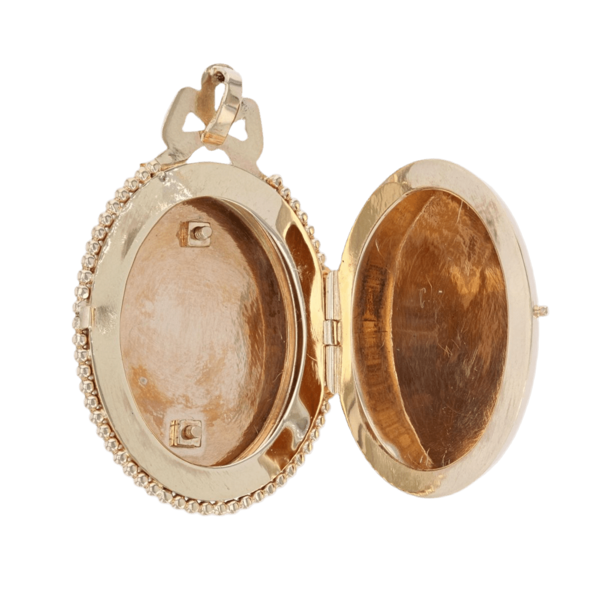 Pendentif en or rose et perles - Castafiore