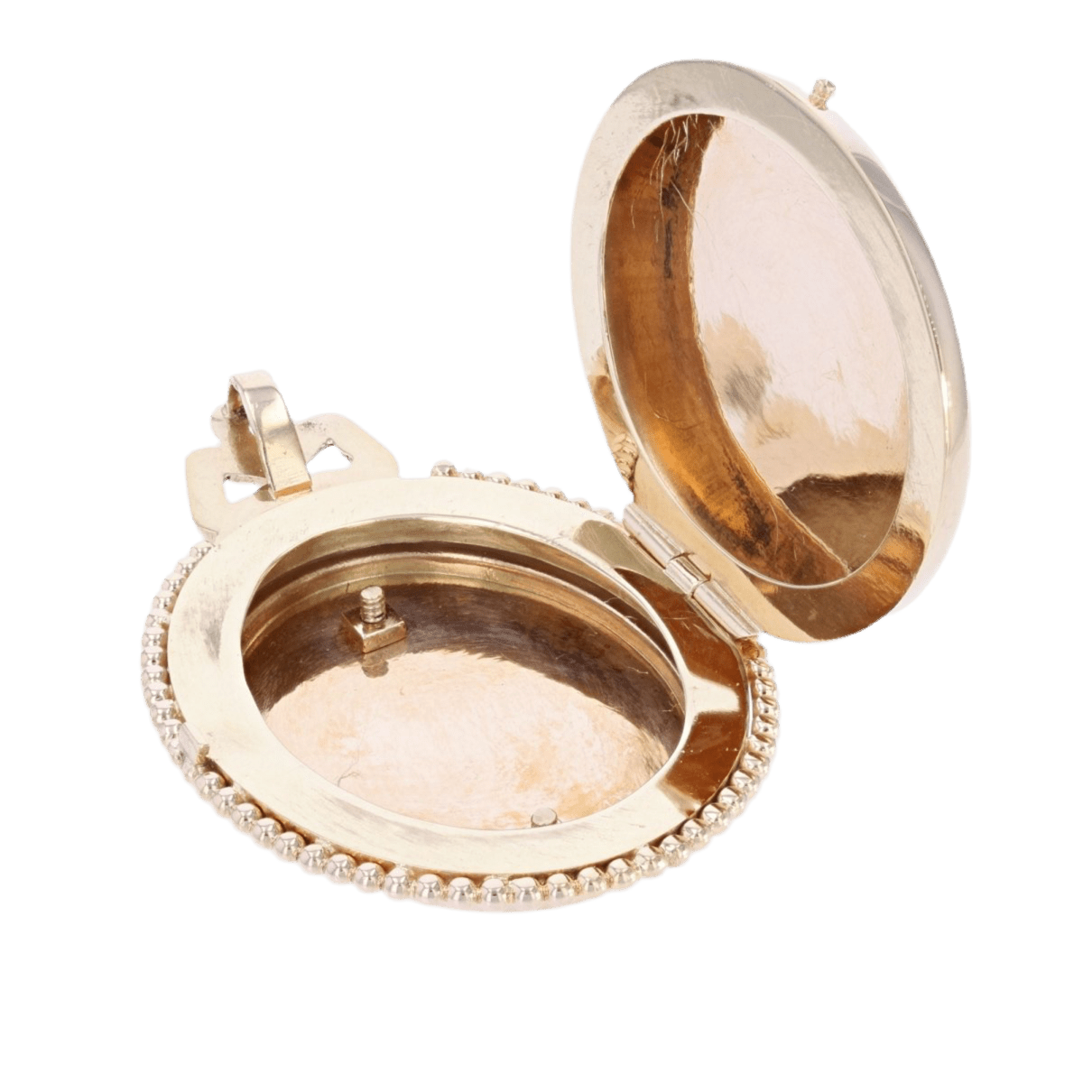 Pendentif en or rose et perles - Castafiore