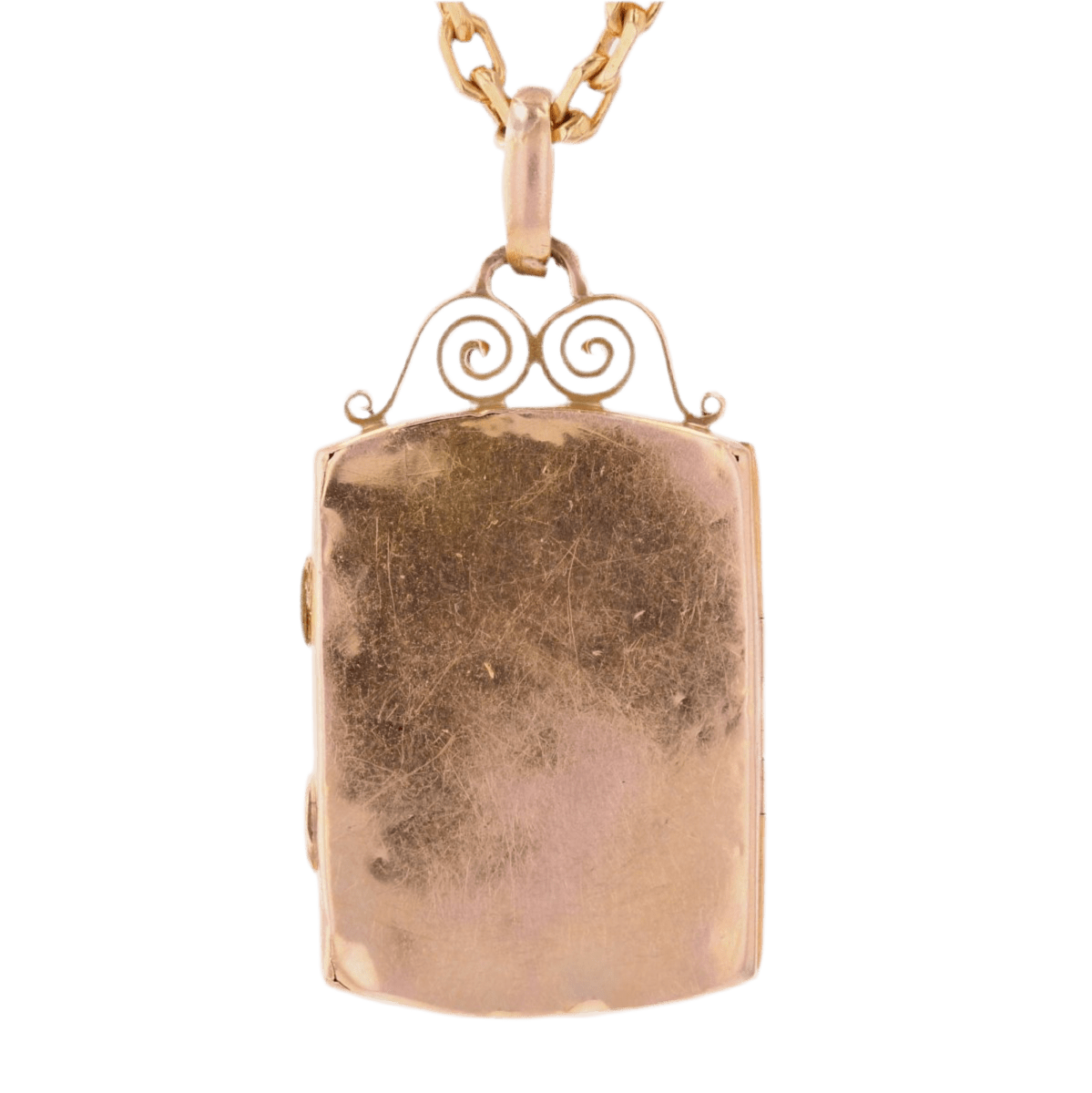 Pendentif en or rose et sardoine - Castafiore