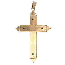 Pendentif en or rose, or vert et perle - Castafiore