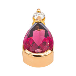 Pendentif en or rose, tourmaline et diamant - Castafiore