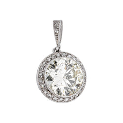 Solitaire Platinum Pendant diamond