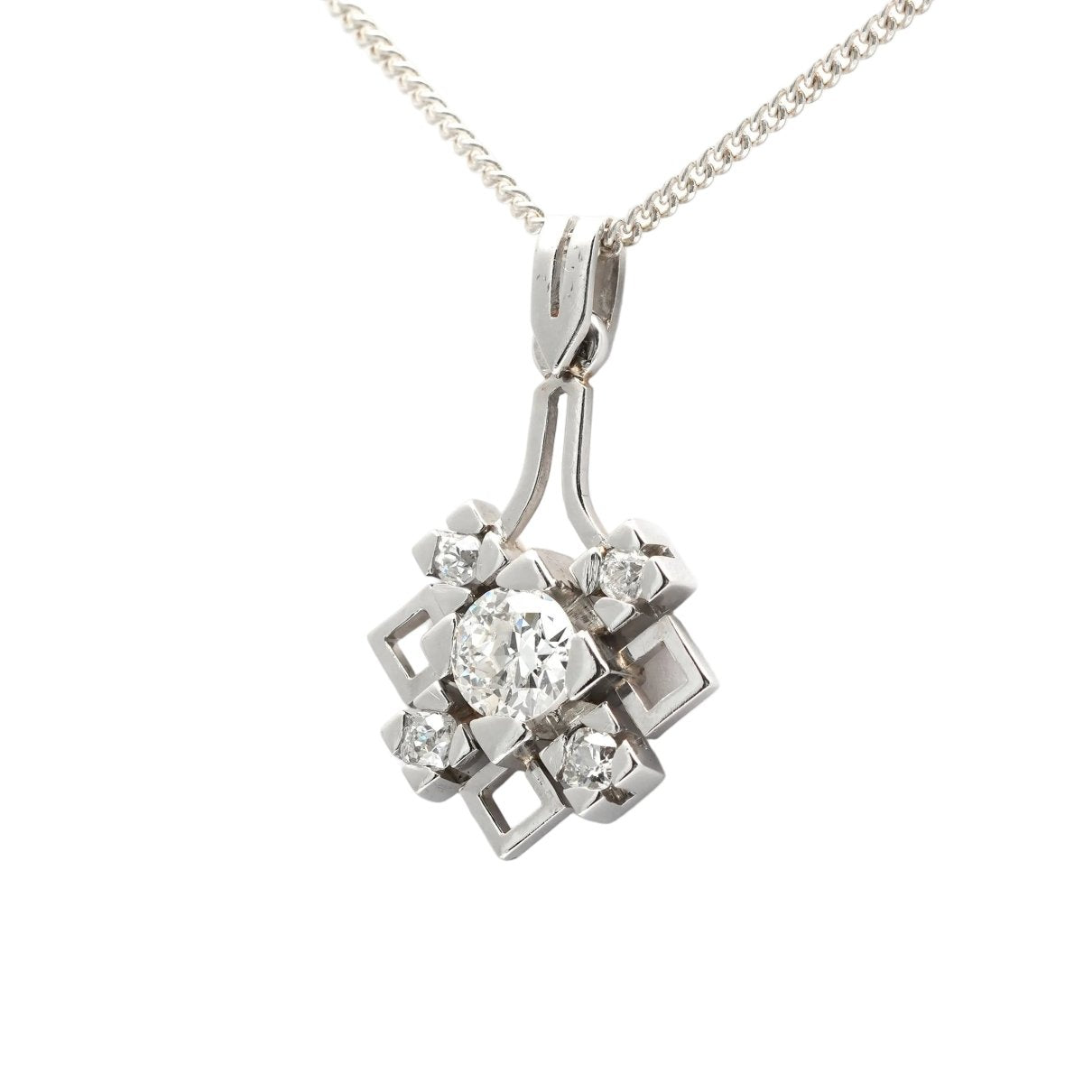 Pendentif en platine et diamants - Castafiore