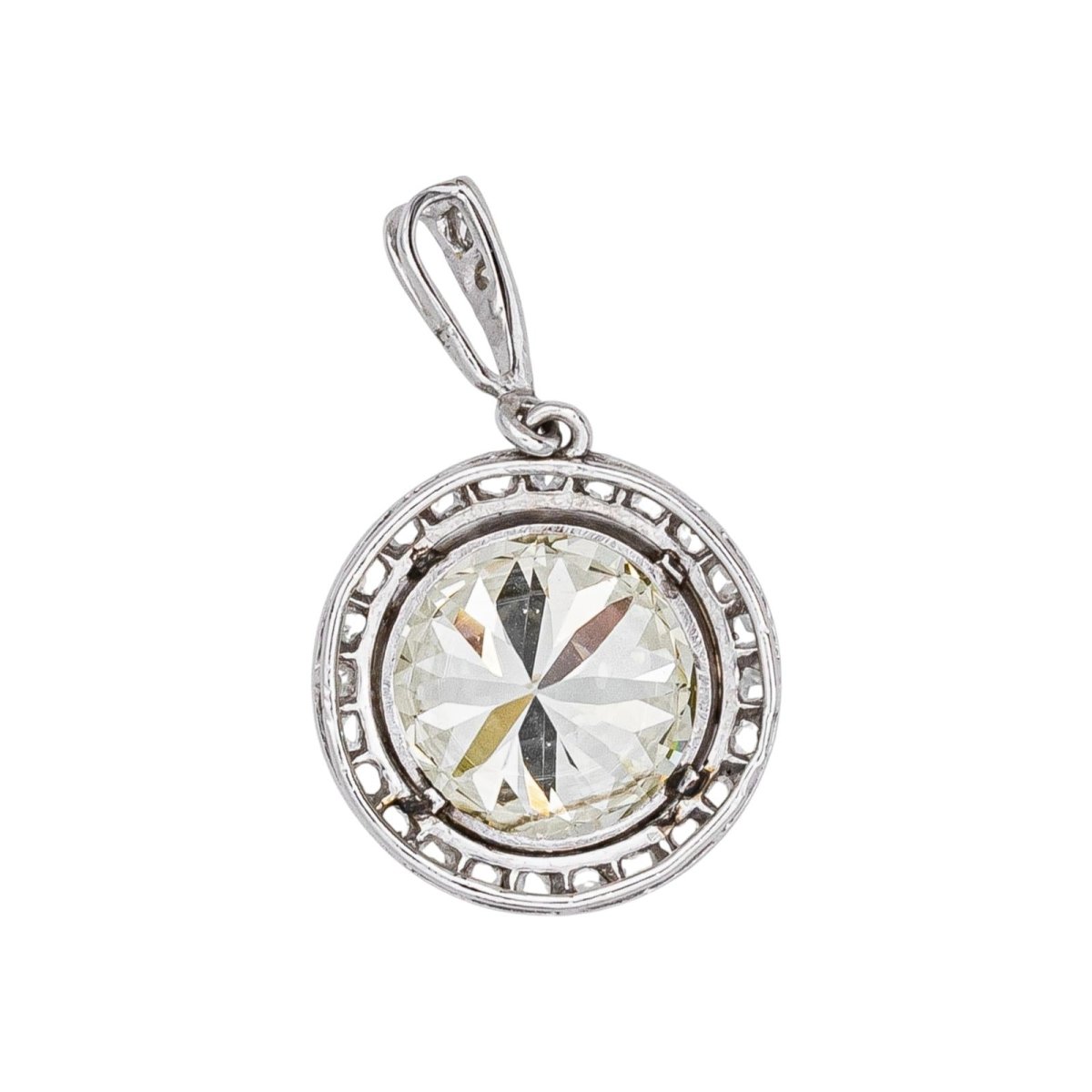 Pendentif en platine et diamants - Castafiore