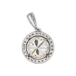 Solitaire Platinum Pendant diamond