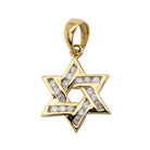 Pendentif Etoile Or jaune Diamant - Castafiore