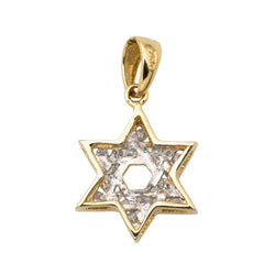 Pendentif Etoile Or jaune Diamant - Castafiore