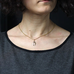 Pendentif Fer à cheval en or rose - Castafiore