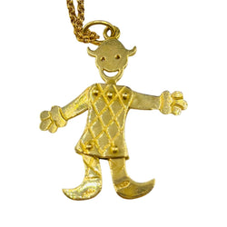 Pendentif FRED, "Arlequin" en or jaune et diamants - Castafiore