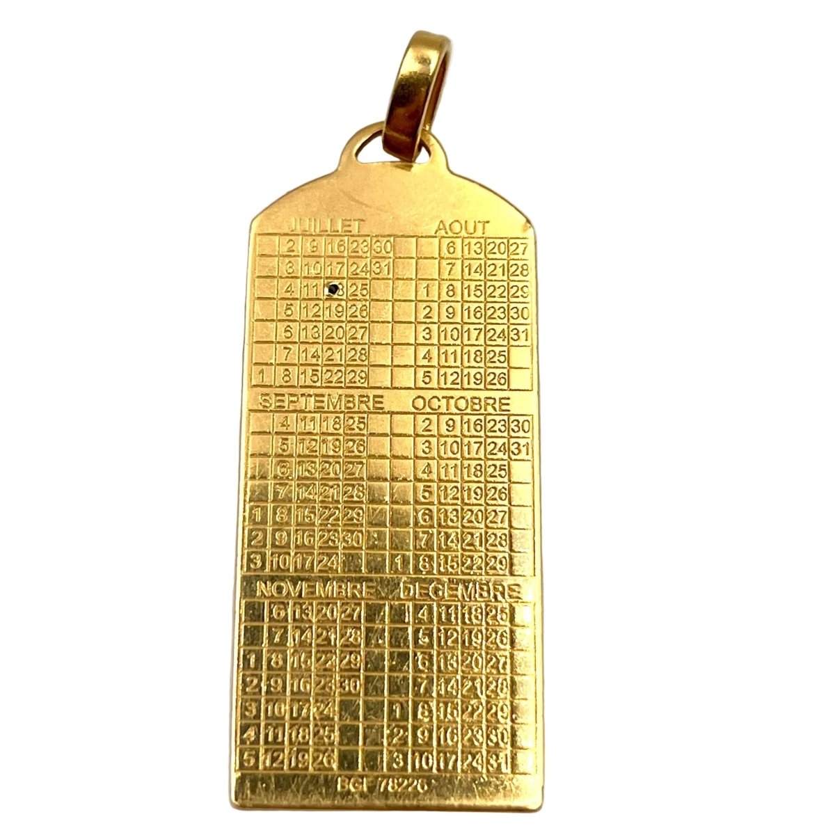 Pendentif FRED en or jaune et diamant - Castafiore