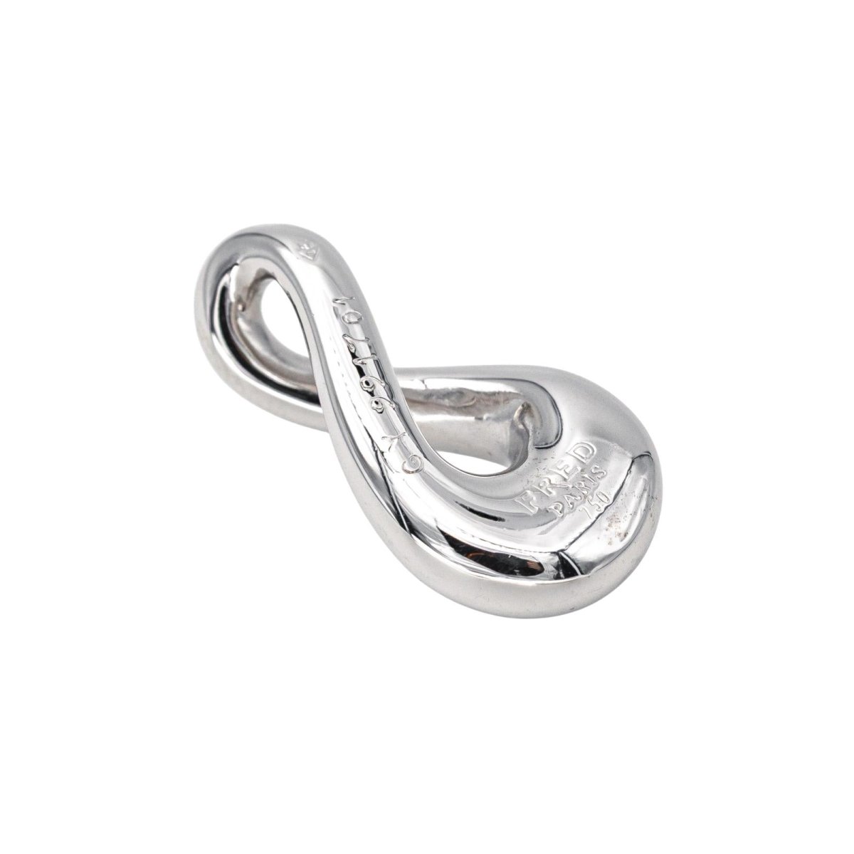 Pendentif FRED "Mouvementé" en or blanc - Castafiore