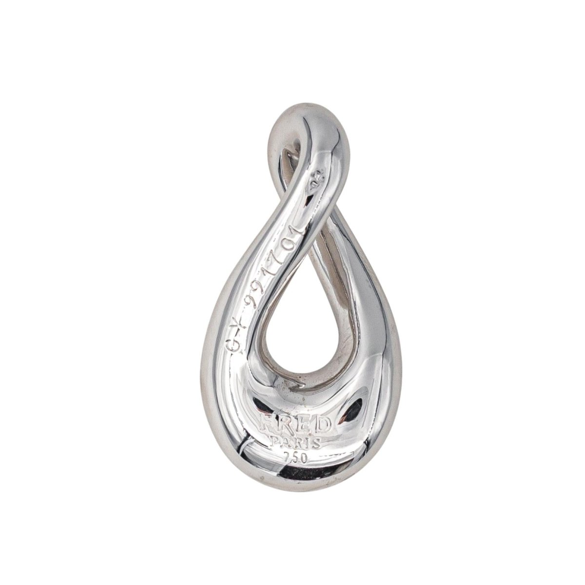 Pendentif FRED "Mouvementé" en or blanc - Castafiore