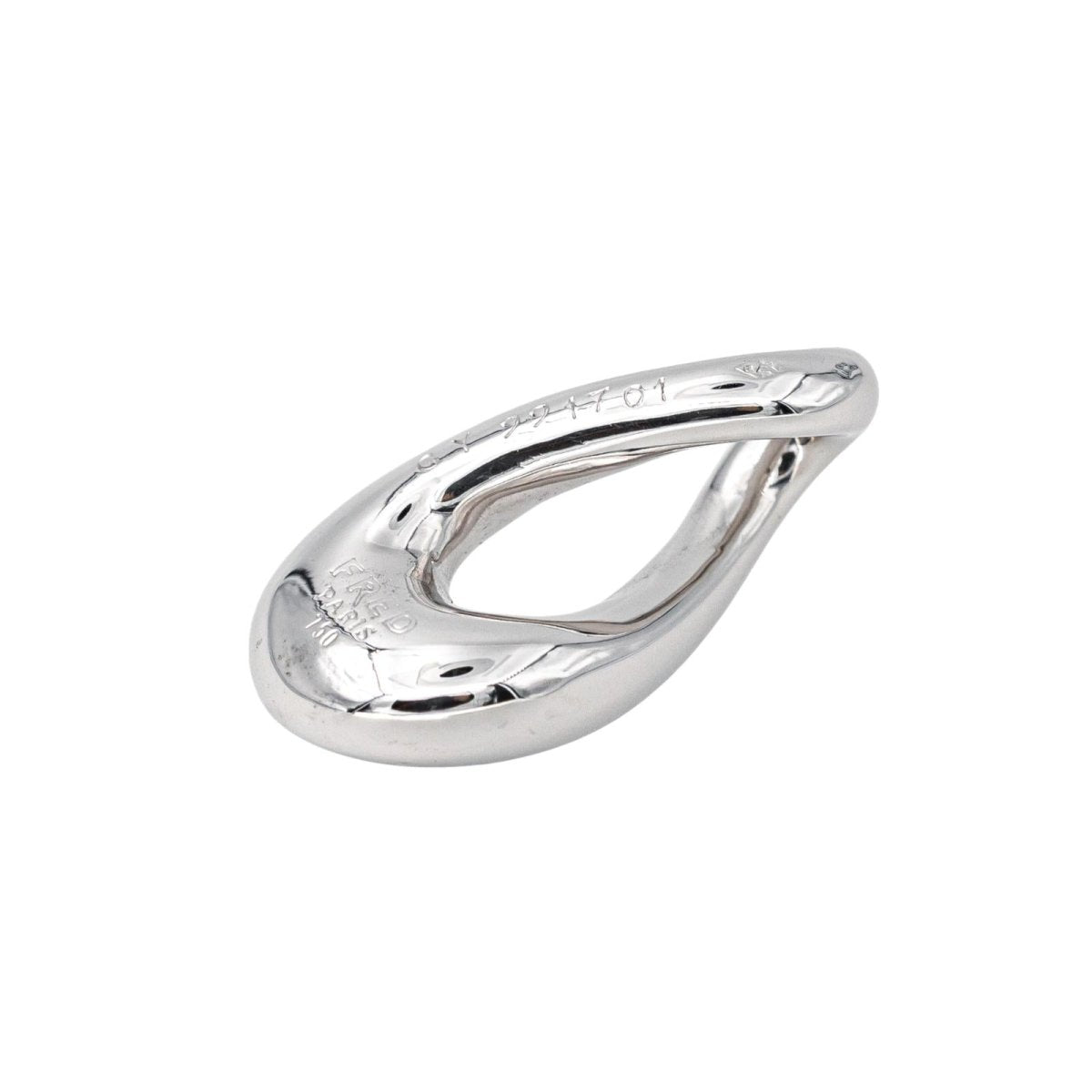 Pendentif FRED "Mouvementé" en or blanc - Castafiore