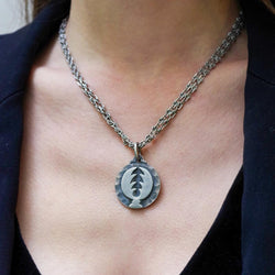 Pendentif JEAN DESPRÉS "Cancer" en argent - Castafiore