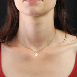 Pendentif lettre P diamant - Castafiore