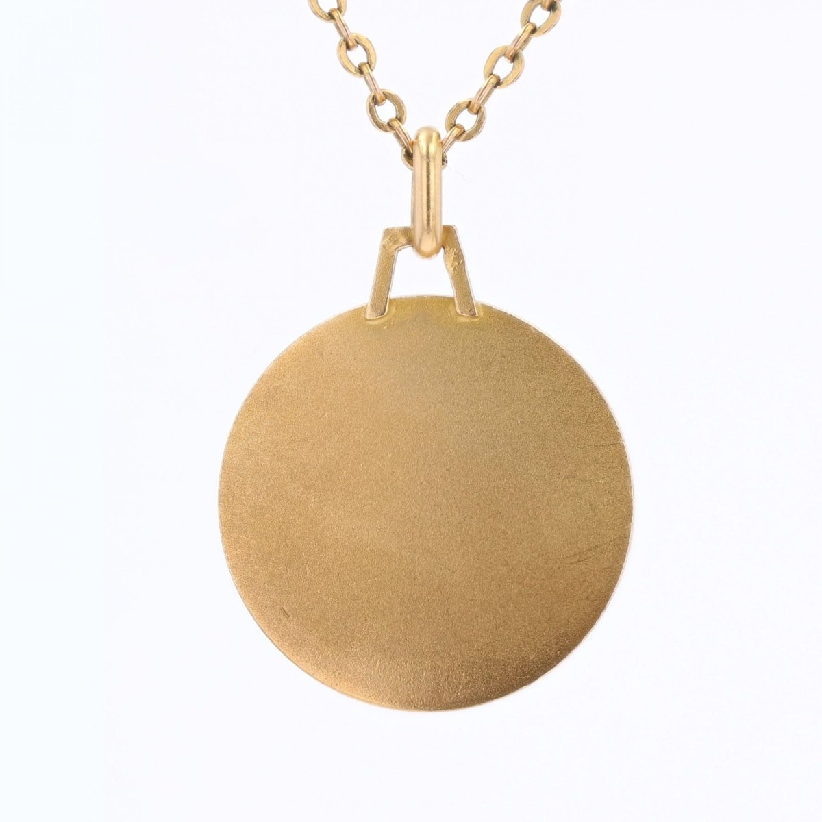 Pendentif MÉDAILLE Bélier en or rose - Castafiore