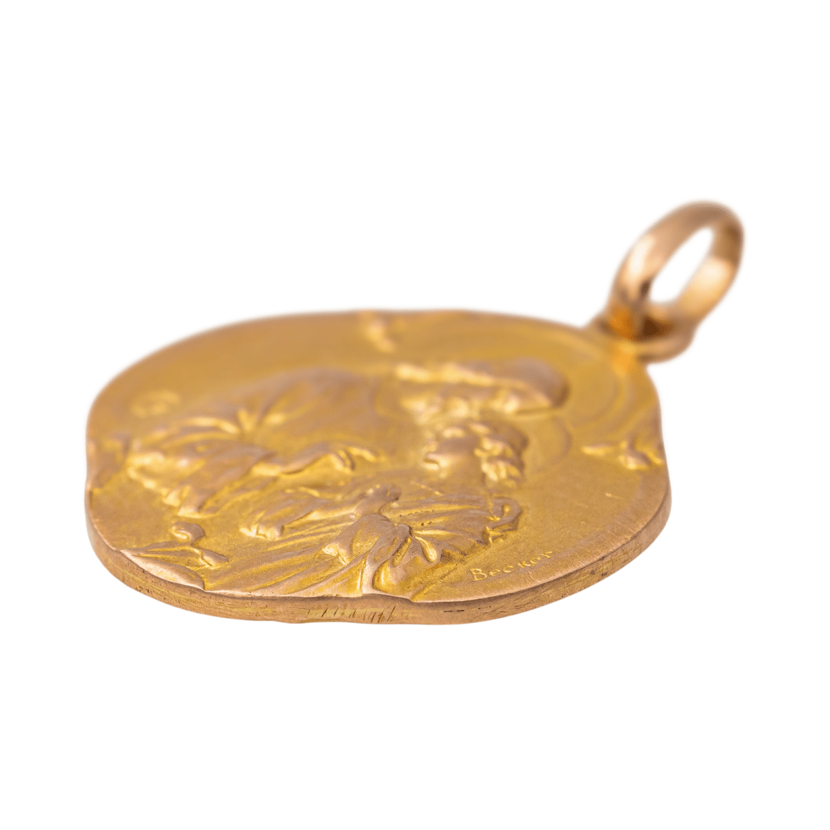 Pendentif Médaille religieuse Or jaune - Castafiore