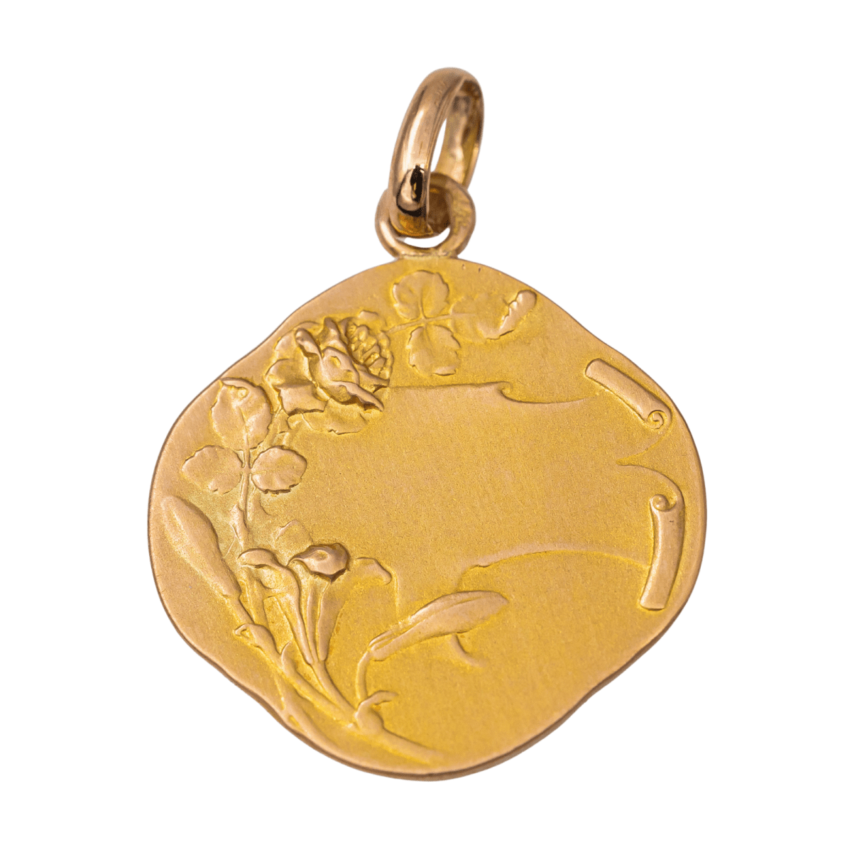 Pendentif Médaille religieuse Or jaune - Castafiore