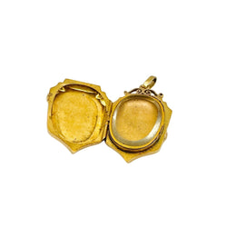 Pendentif Médaillon Ancien en or jaune - Castafiore