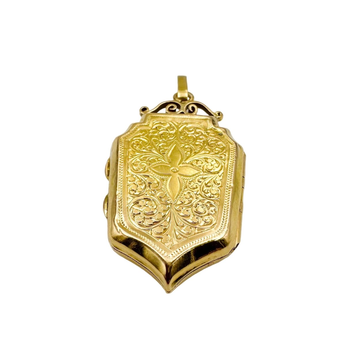 Pendentif Médaillon Ancien en or jaune