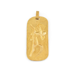Pendentif O.J PERRIN par GEORGES LENFANT "Sagittaire" en or jaune - Castafiore