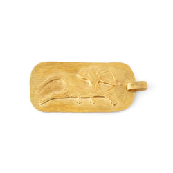 Pendentif O.J PERRIN par GEORGES LENFANT "Sagittaire" en or jaune - Castafiore