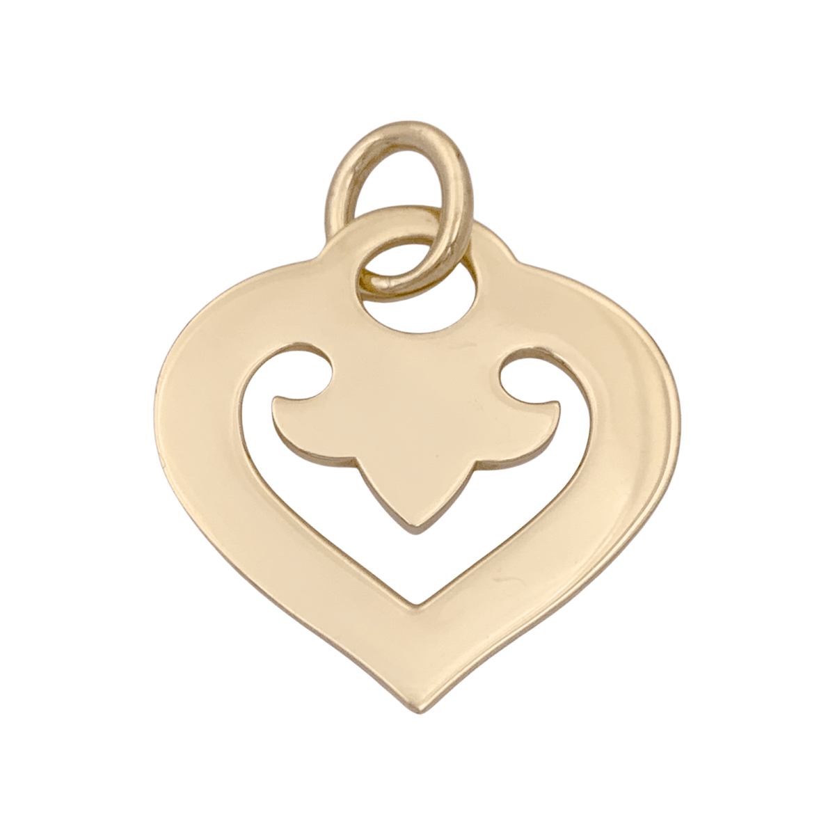 Pendentif OJ.PERRIN "Coeur Légendes" en or jaune - Castafiore