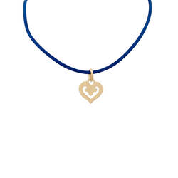 Pendentif O.J.Perrin, "Coeur Légendes", or jaune. - Castafiore