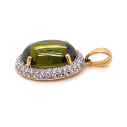 Pendentif Olivine en or jaune - Castafiore
