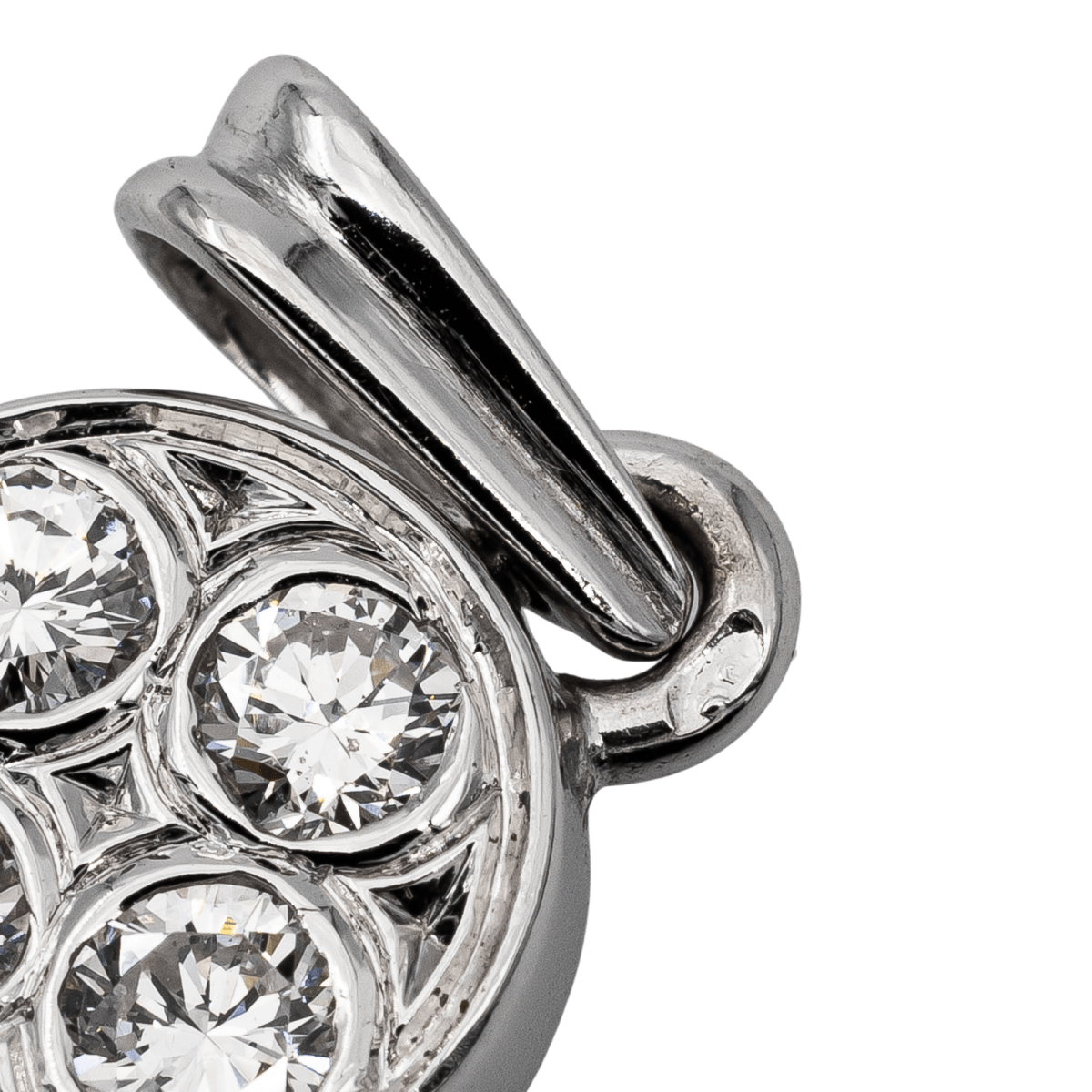 Pendentif Or blanc Diamant - Castafiore
