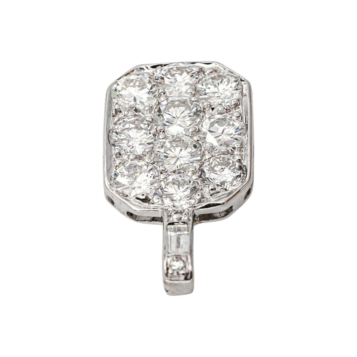 Pendentif Or blanc Diamant - Castafiore