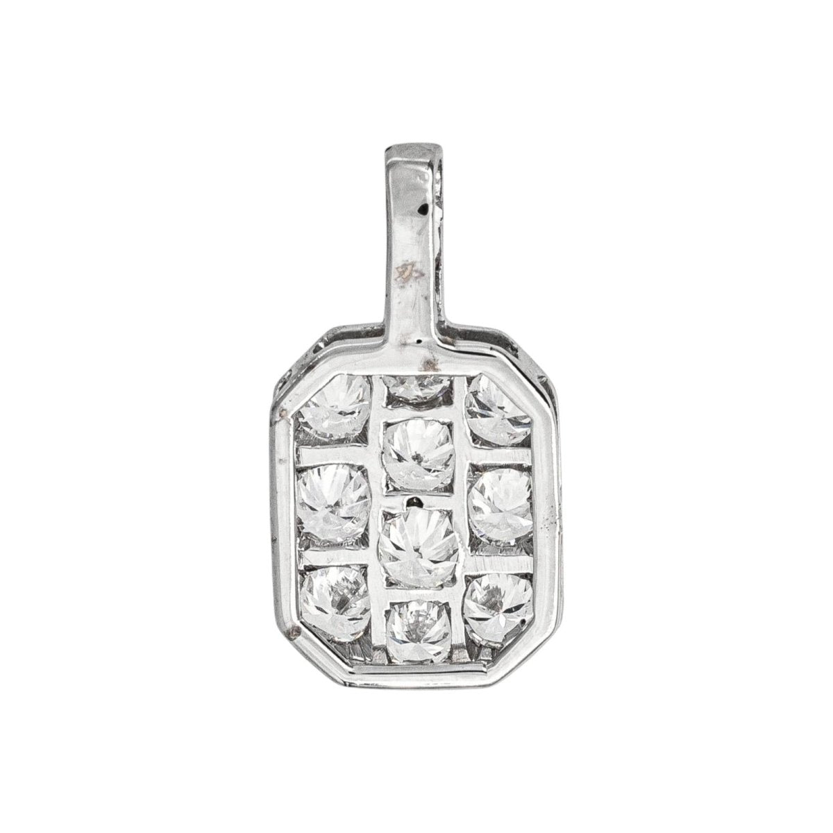 Pendentif Or blanc Diamant - Castafiore
