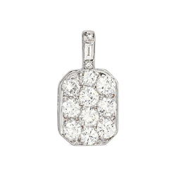 Pendentif Or blanc Diamant - Castafiore
