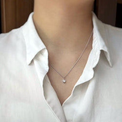 Pendentif - Or blanc Et Diamant - Castafiore