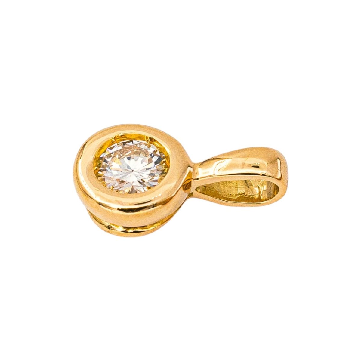 Pendentif Or jaune Diamant - Castafiore