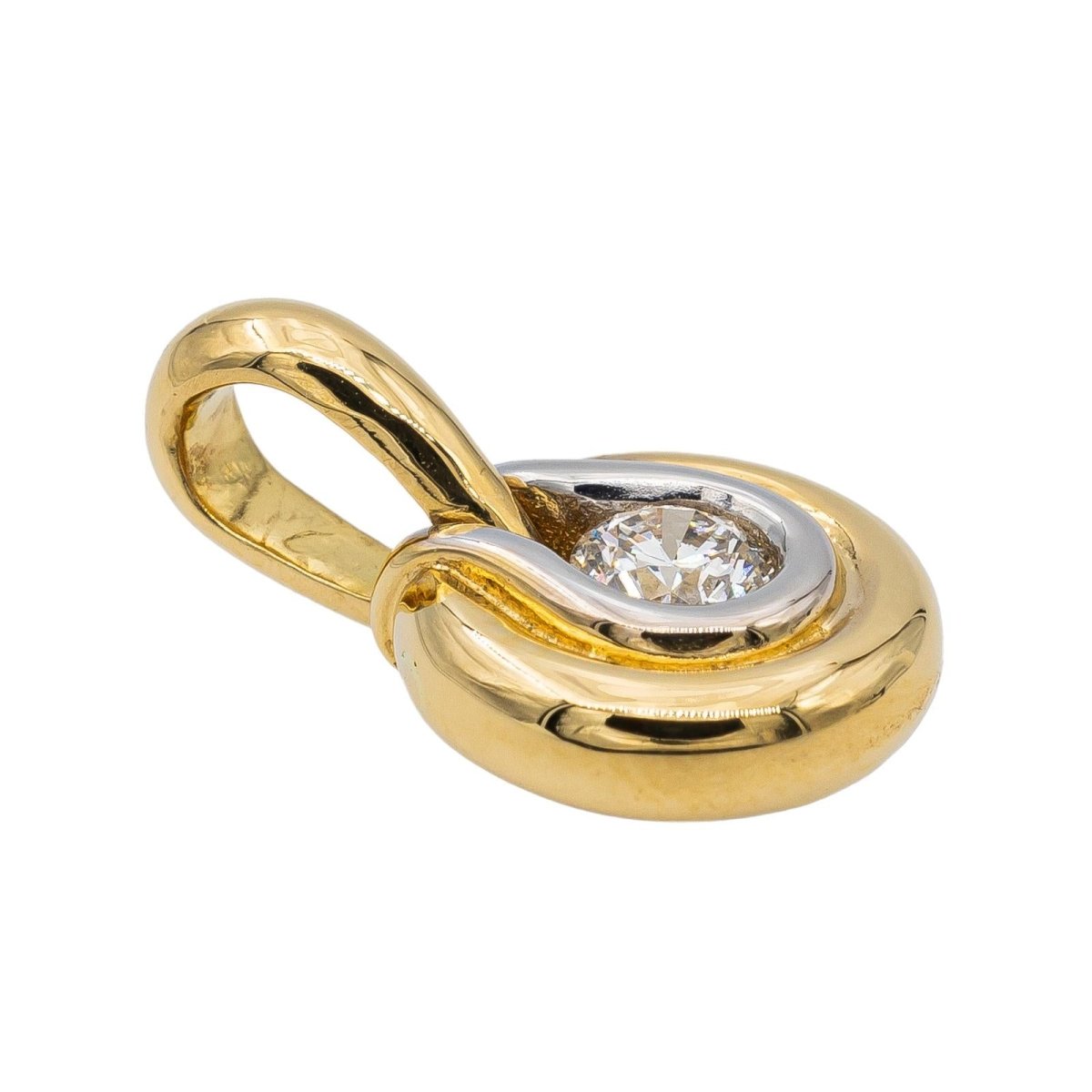 Pendentif Or jaune Diamant - Castafiore