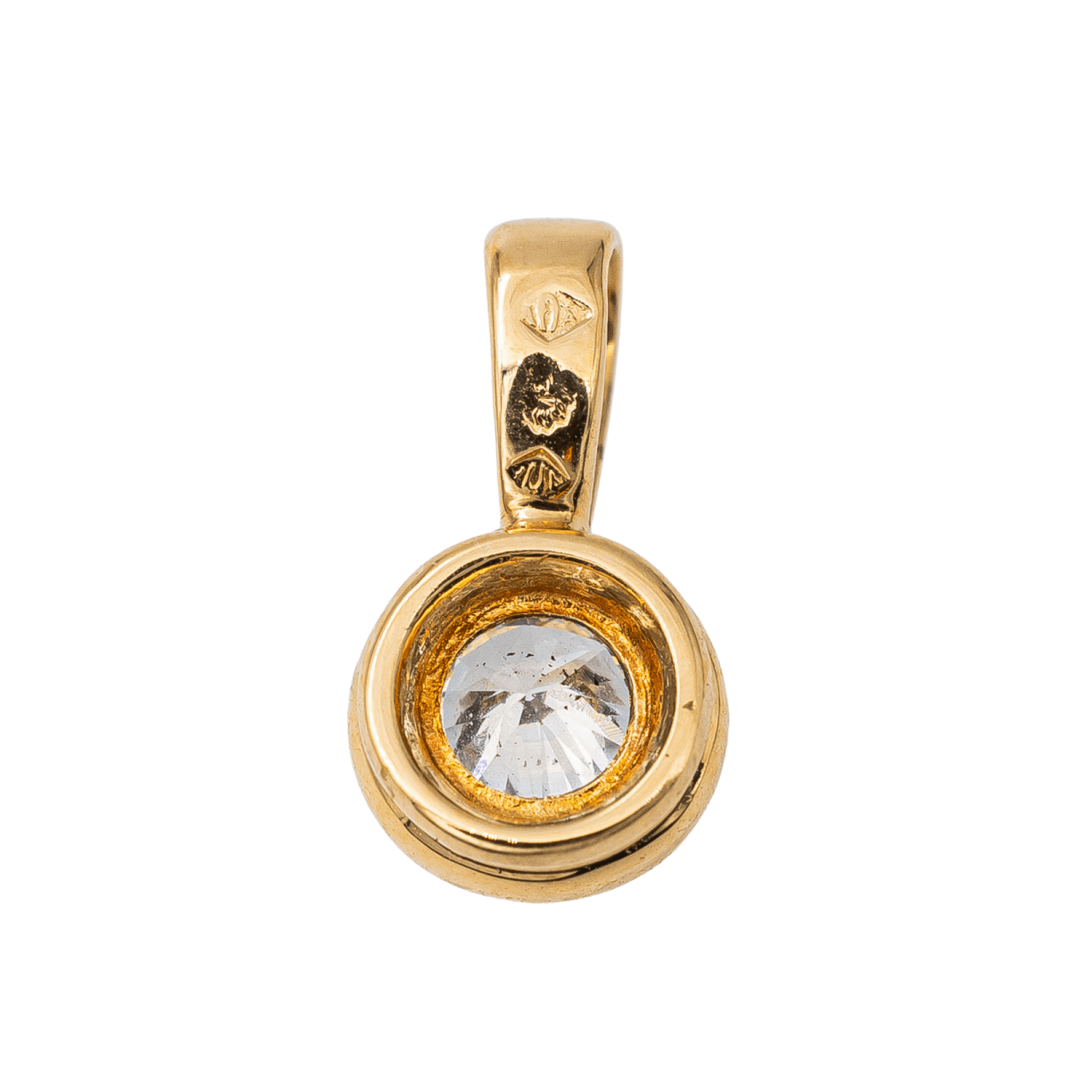 Pendentif Or jaune Diamant - Castafiore