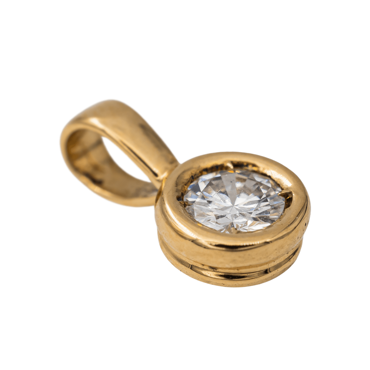 Pendentif Or jaune Diamant - Castafiore