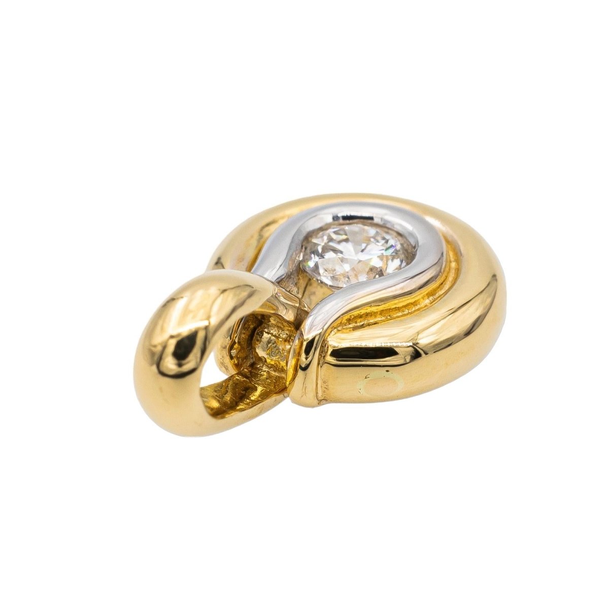 Pendentif Or jaune Diamant - Castafiore