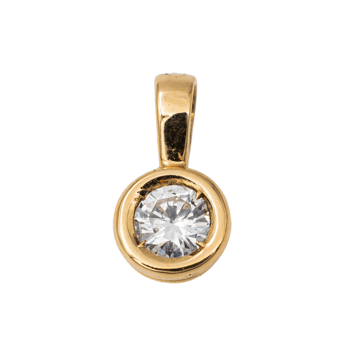 Pendentif Or jaune Diamant - Castafiore