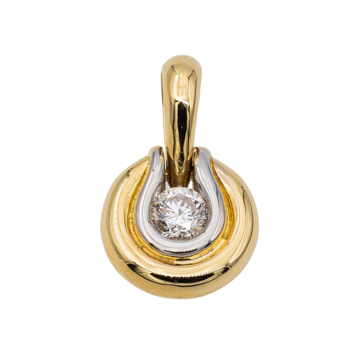 Pendentif Or jaune Diamant - Castafiore
