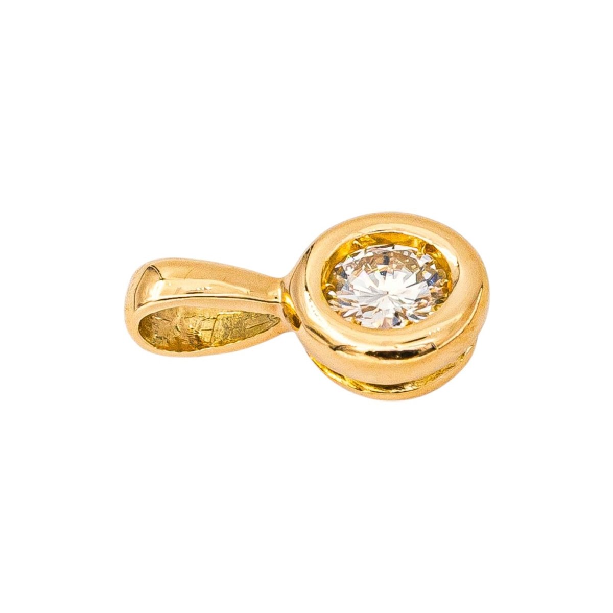Pendentif Or jaune Diamant - Castafiore