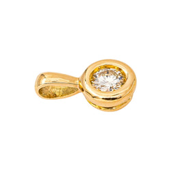 Pendentif Or jaune Diamant - Castafiore