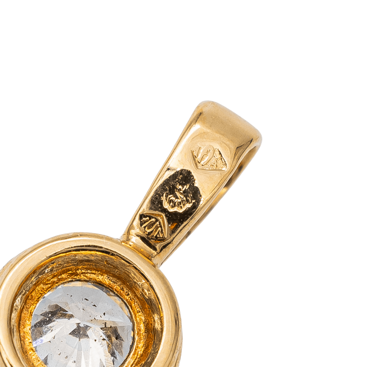 Pendentif Or jaune Diamant - Castafiore