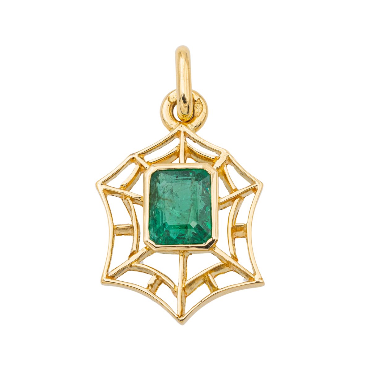 Pendentif Or jaune Emeraude - Castafiore