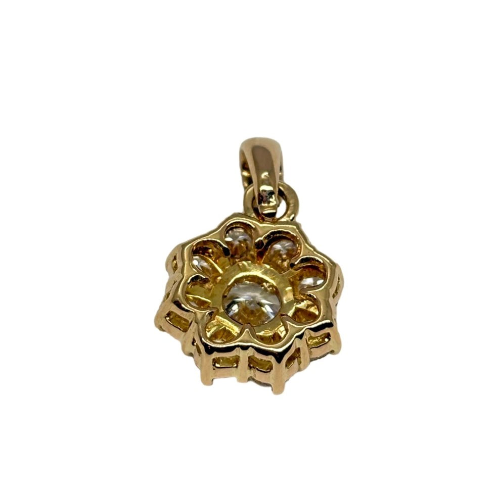 Pendentif or jaune et diamants - Castafiore