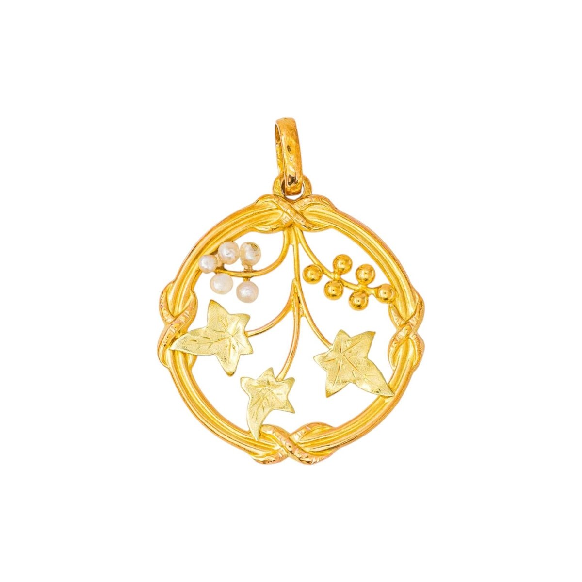 Pendentif Or jaune Perle - Castafiore