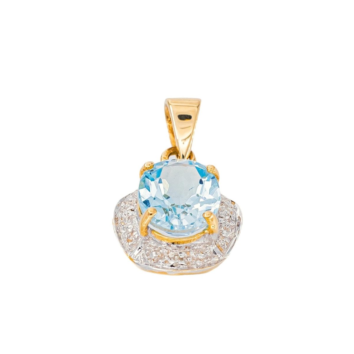 Pendentif Or jaune Topaze - Castafiore
