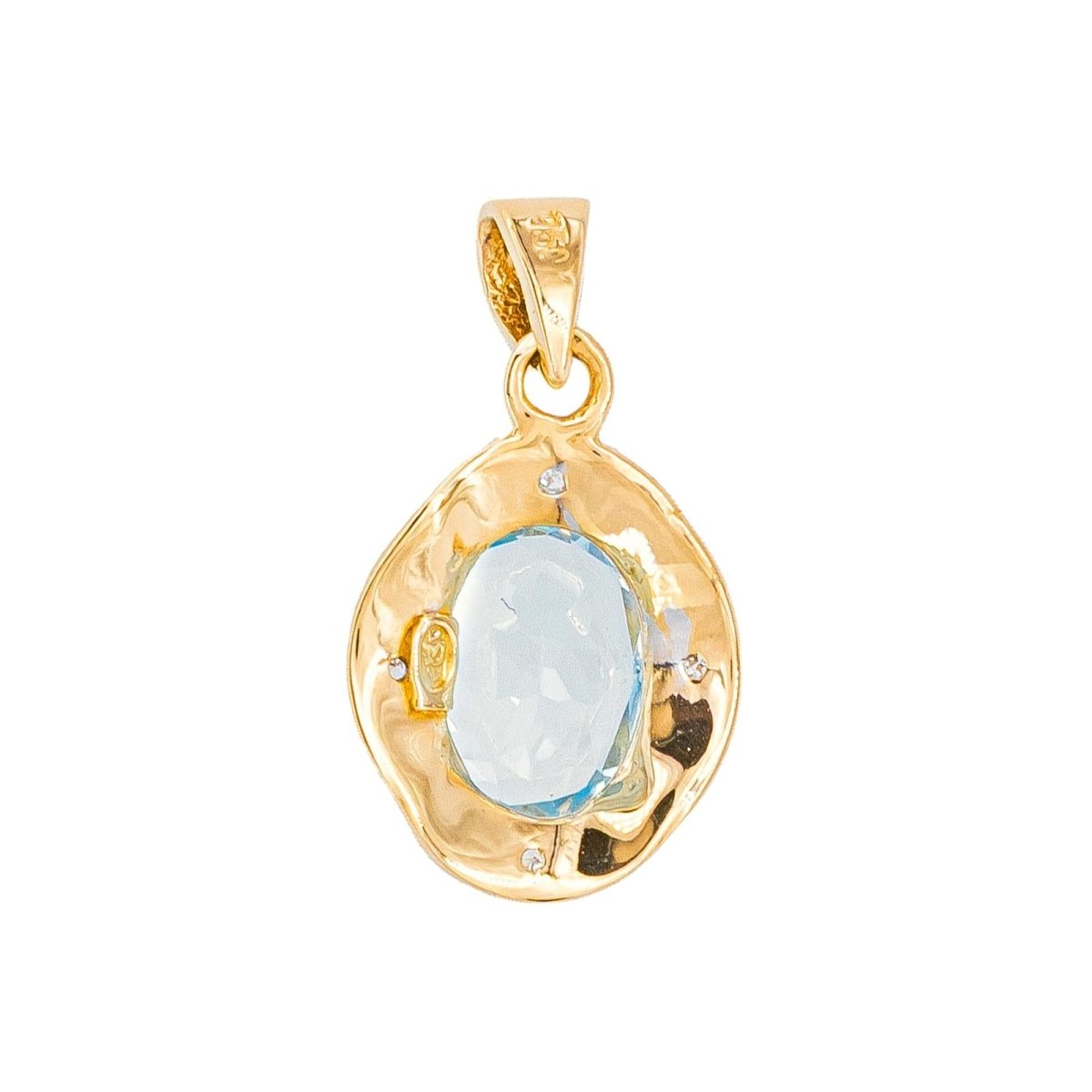 Pendentif Or jaune Topaze - Castafiore